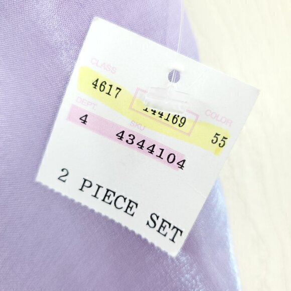 VTG Y2K Deadstock Masquerade Iridescent Maxi Skirt M Purple - Picture 12 of 13